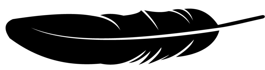 black crow feather graphic